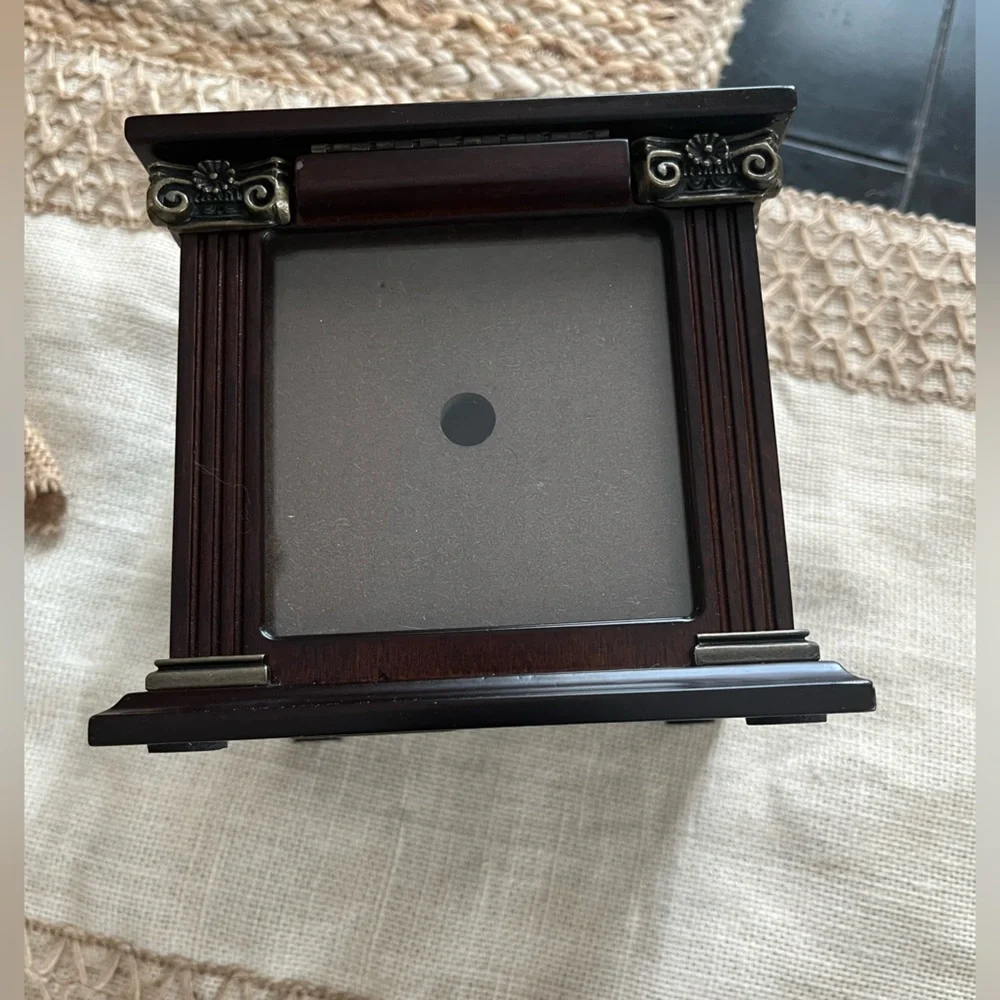 The Bombay Company Picture Frame Cube Storage Keepsake Box 2002